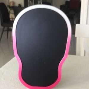 Black and Pink Skull Shaped Decor Chalkboard New